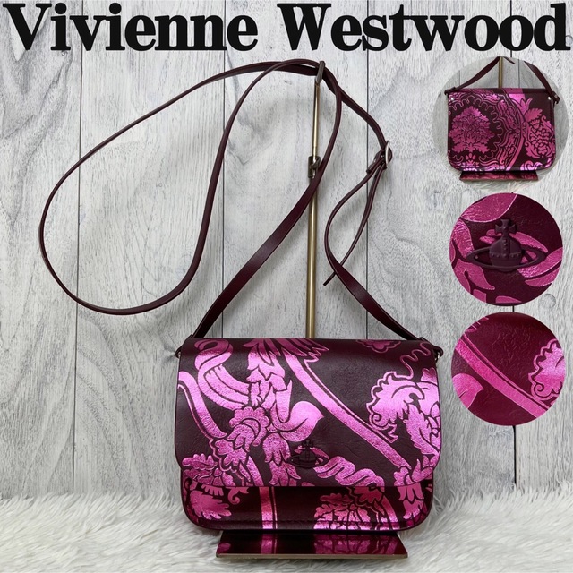 ○美品○vivienne westwood ショルダーバッグ オーブ金具-