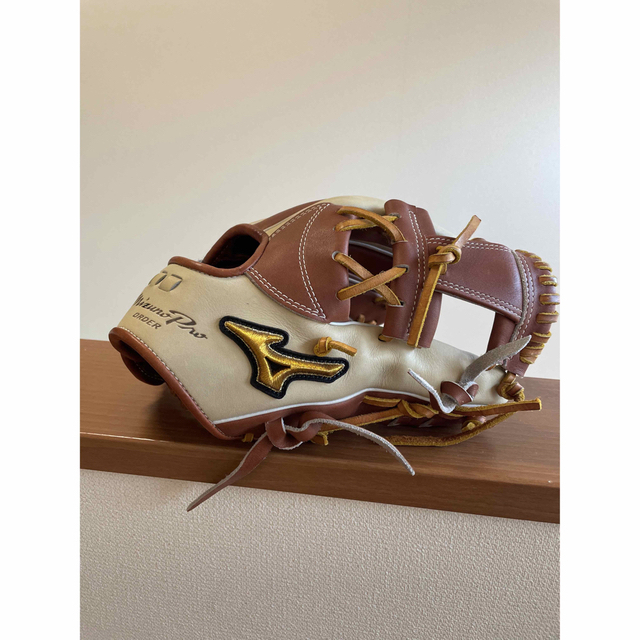 MIZUNO(ミズノ)のミズノプロオプションオーダー軟式内野用グローブ スポーツ/アウトドアの野球(グローブ)の商品写真