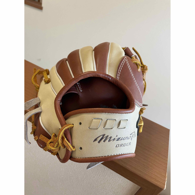 MIZUNO(ミズノ)のミズノプロオプションオーダー軟式内野用グローブ スポーツ/アウトドアの野球(グローブ)の商品写真