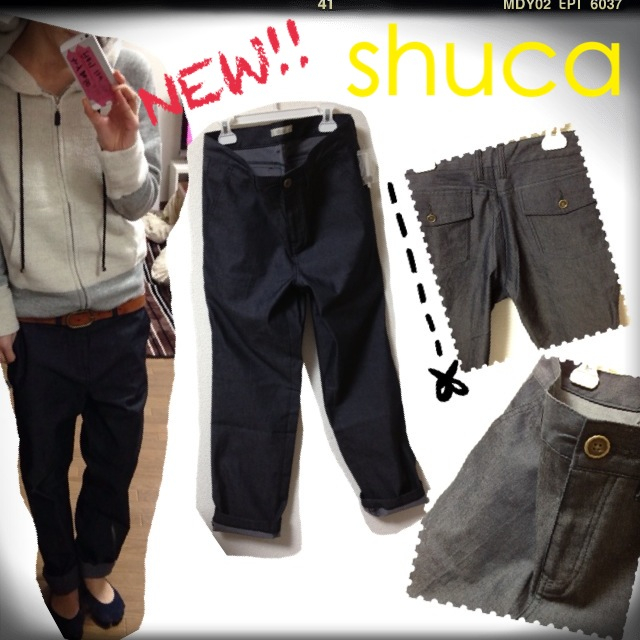 shuca(シュカ)のまゆらー様専用 レディースのパンツ(デニム/ジーンズ)の商品写真