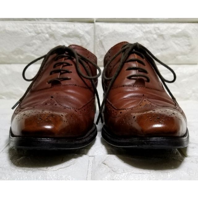 REGALの伊勢丹Men伊勢丹　Men's Kruger&Brent　ウイングチップ25.0cm 茶