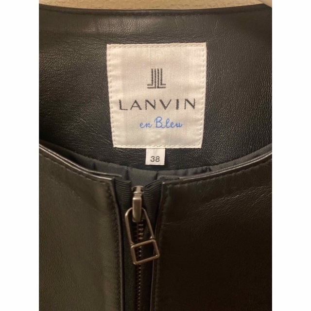 LANVIN en Bleu - 未使用品□LANVIN□ランバンオンブルー □38□本革