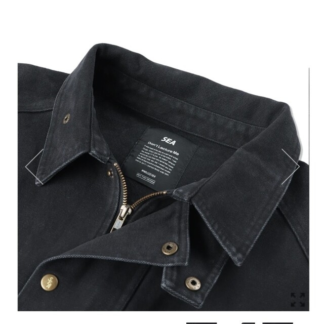 SDT Duck Canvas Riding Jacket / BLACK