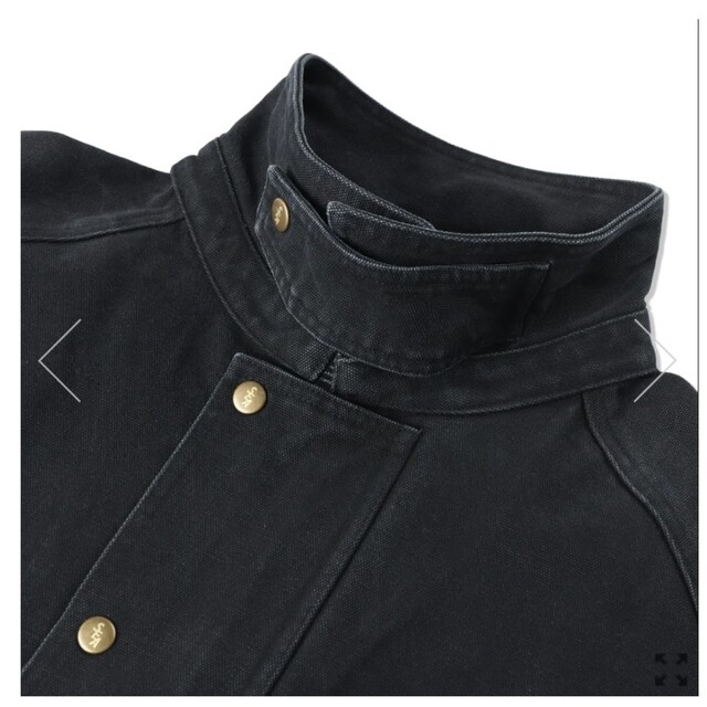 SDT Duck Canvas Riding Jacket / BLACK
