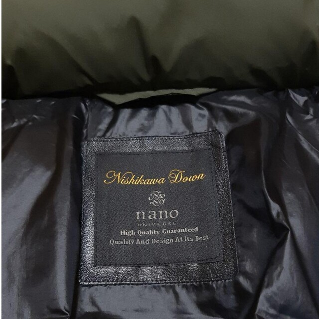 nano・universe(ナノユニバース)の【新品】ナノユニバース 西川ダウン G2ジャケット カーキ Sサイズ メンズのジャケット/アウター(ダウンジャケット)の商品写真