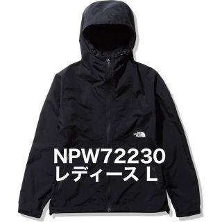 ザノースフェイス(THE NORTH FACE)の【新品未使用タグ付】コンパクトジャケット NPW72230 黒 ブラックL(ナイロンジャケット)