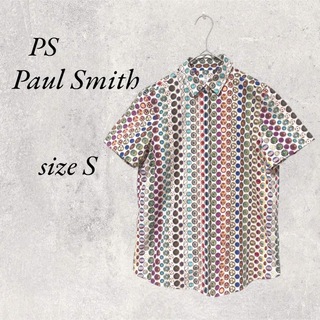 ポールスミス(Paul Smith)のPaul Smith   綿100%  柄シャツ　総柄　size 36(シャツ/ブラウス(半袖/袖なし))