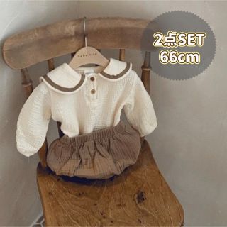 【新商品♡】コットン セーラー風セットアップ  2点セット(その他)