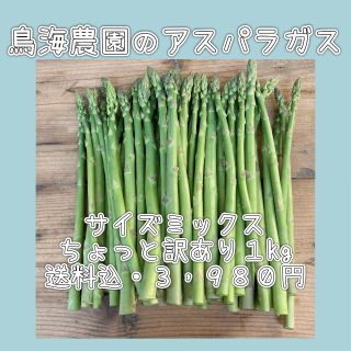 朝採れアスパラガス・ちょっと訳あり1kg(野菜)