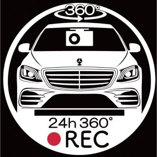 メルセデスベンツ　sクラス w222 ドライブレコーダー　ステッカー　ドラレコ(タイヤ・ホイールセット)