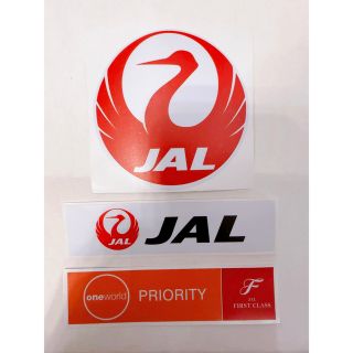 JAL 日本航空 JAPAN ステッカー 写真参照セット(航空機)