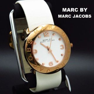 マークバイマークジェイコブス(MARC BY MARC JACOBS)のMARC JACOBS 腕時計 エイミー ホワイト(腕時計)