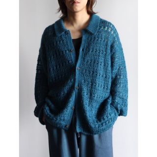 YOKE 23SS MOHAIR SILK MESH KNIT SHIRT