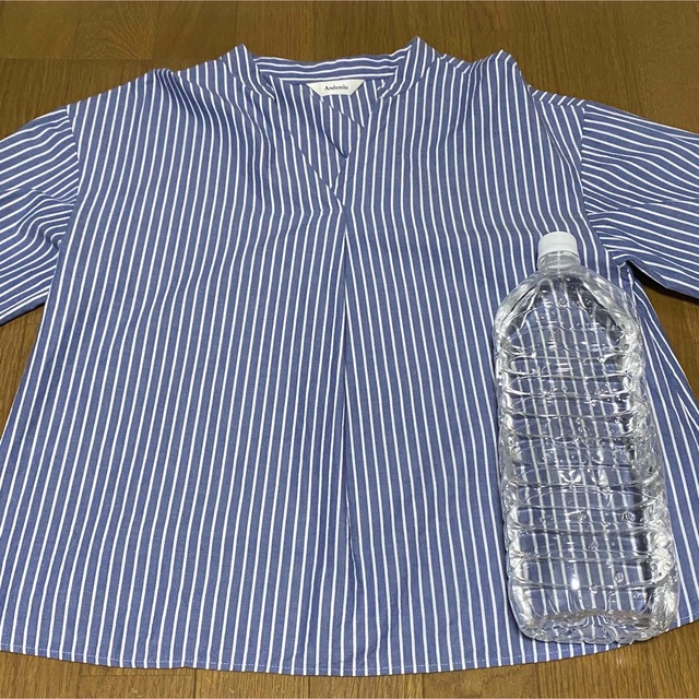 Andemiu(アンデミュウ)のAndemiuストライプシャツ(フリー) レディースのトップス(シャツ/ブラウス(長袖/七分))の商品写真