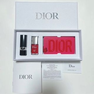 ディオール(Dior)のdior プラチナ会員バースデーギフト♡メイクトラベルセット♡限定ノベルティ(コフレ/メイクアップセット)