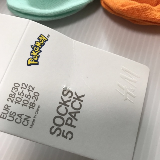 H&M(エイチアンドエム)の新品✨18-20cm ポケモン靴下5足セットH&M キッズ/ベビー/マタニティのこども用ファッション小物(靴下/タイツ)の商品写真