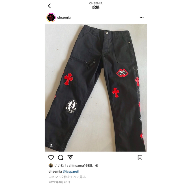 Chrome hearts matty boy pants(クロムハーツパンツ) 367500円 メンズ パンツ その他