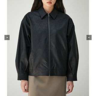 アズールバイマウジー(AZUL by moussy)のレザージャケット　レザーブルゾン(ブルゾン)