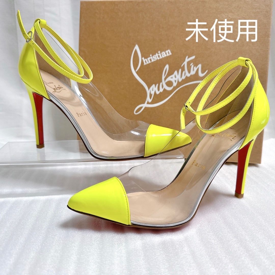 Christian Louboutin(クリスチャンルブタン)のルブタン　ビニール　クリア　サンダル　ハイヒール　ストラップ　パンプス　靴 レディースの靴/シューズ(ハイヒール/パンプス)の商品写真