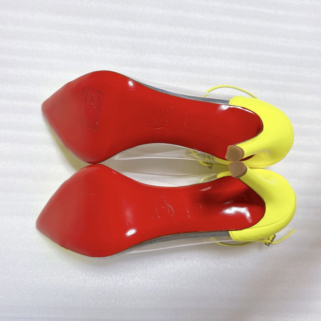 Christian Louboutin(クリスチャンルブタン)のルブタン　ビニール　クリア　サンダル　ハイヒール　ストラップ　パンプス　靴 レディースの靴/シューズ(ハイヒール/パンプス)の商品写真