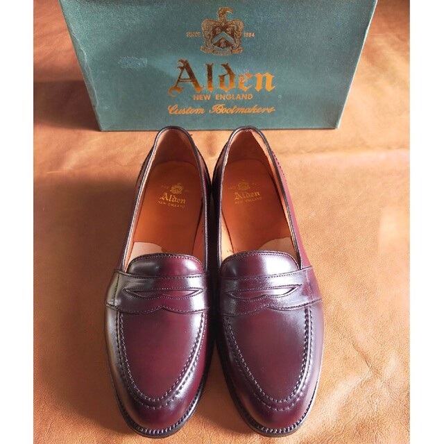 未使用　alden cordvan loafer size8.0Dメンズ