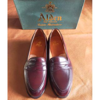 オールデン(Alden)の未使用　alden cordvan loafer size8.0D(ドレス/ビジネス)