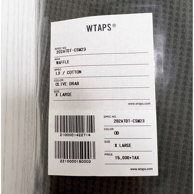 W)taps(ダブルタップス)のWTAPS 20AW WAFFLE ダブルタップス23SS DESCENDANT メンズのトップス(その他)の商品写真