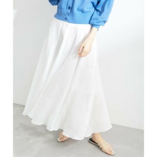 ROPE' - 【ホワイト(10)】【雑誌掲載】【洗える】ラミーサーキュラー