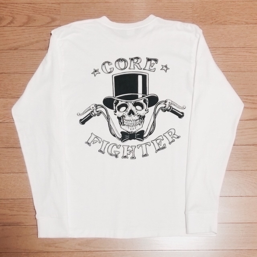 即購入可【RARE】corefighter L/S WHITE コアファイター