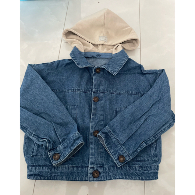 F.O.KIDS(エフオーキッズ)のアプレレクール　デニムジャケット120 キッズ/ベビー/マタニティのキッズ服男の子用(90cm~)(ジャケット/上着)の商品写真