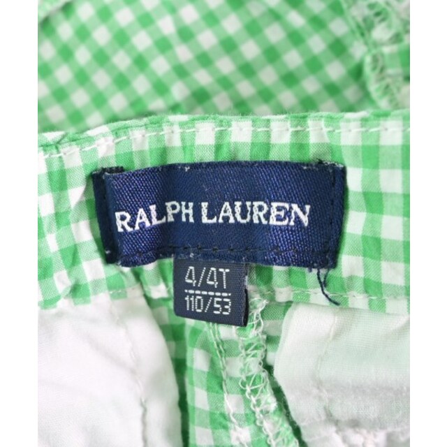 Ralph Lauren - Ralph Lauren パンツ（その他） 4T 緑x白(ギンガム