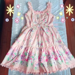 アンジェリックプリティー(Angelic Pretty)の4/10までピンクメロディ様専用ページ【新品】Angelic Pretty(ひざ丈ワンピース)