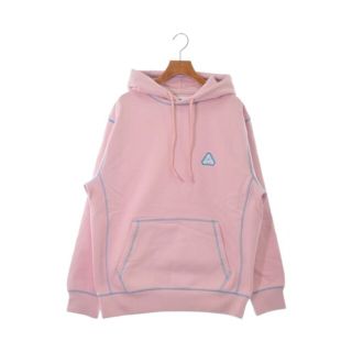 PALACE パレス パーカー S ピンクx水色