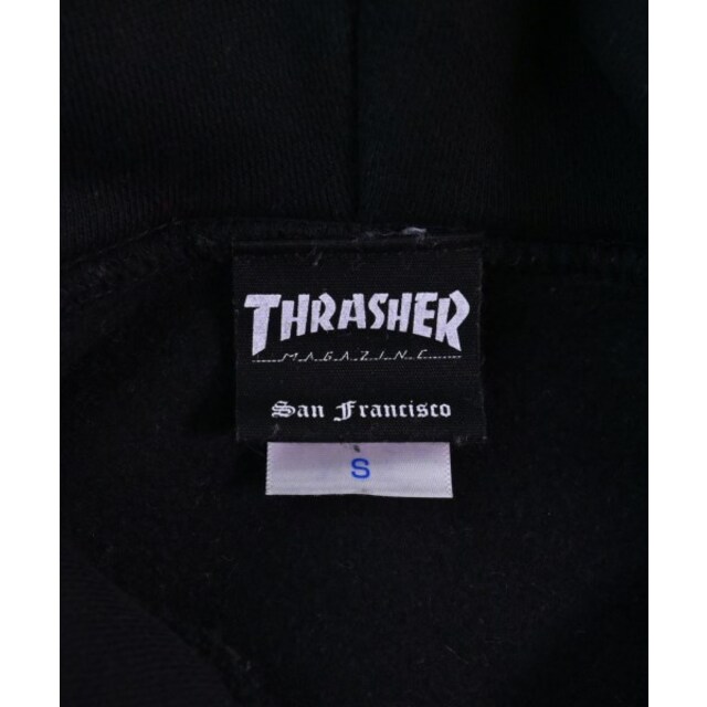 THRASHER(スラッシャー)のTHRASHER スラッシャー パーカー S 黒 【古着】【中古】 メンズのトップス(パーカー)の商品写真