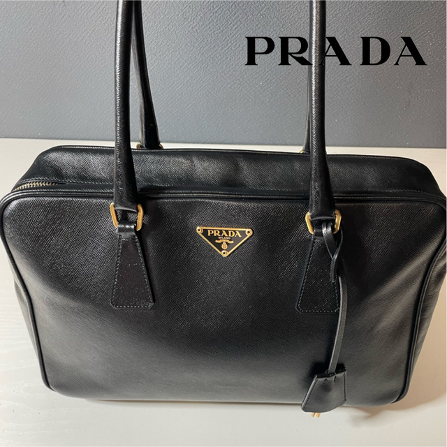 新しい到着 PRADA サフィアーノ/ゴールド金具 ミニボストンバッグ PRADA - ハンドバッグ 新しい到着 PRADA サフィアーノ/ゴールド金具 ミニボストンバッグ PRADA - ハンドバッグ
