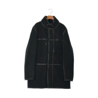 フェンディ(FENDI)のFENDI フェンディ ムートンコート 48(L位) 黒 【古着】【中古】(その他)