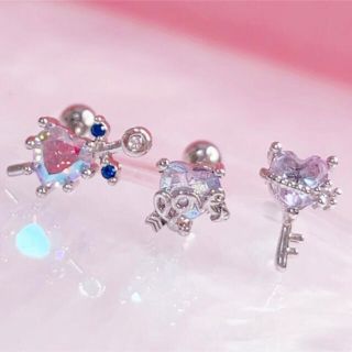 量産型ボディピアス♡ハートアロー♡Loveハート♡ハートキー♡まとめ売り①(ピアス)