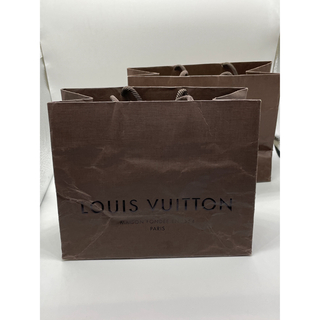 ルイヴィトン(LOUIS VUITTON)の【LOUIS VUITTON】ルイヴィトン ショップバッグ 紙袋 2点セット(ショップ袋)