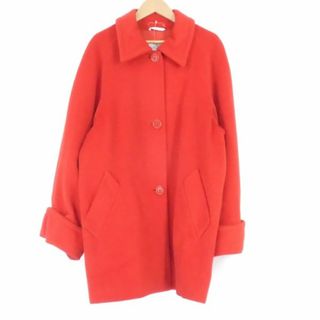 マックスマーラ(Max Mara)の美品 MAXMARA マックスマーラ コート レッド 40(M) ウール100％ 白タグ レディース AM3955B2 (ロングコート)