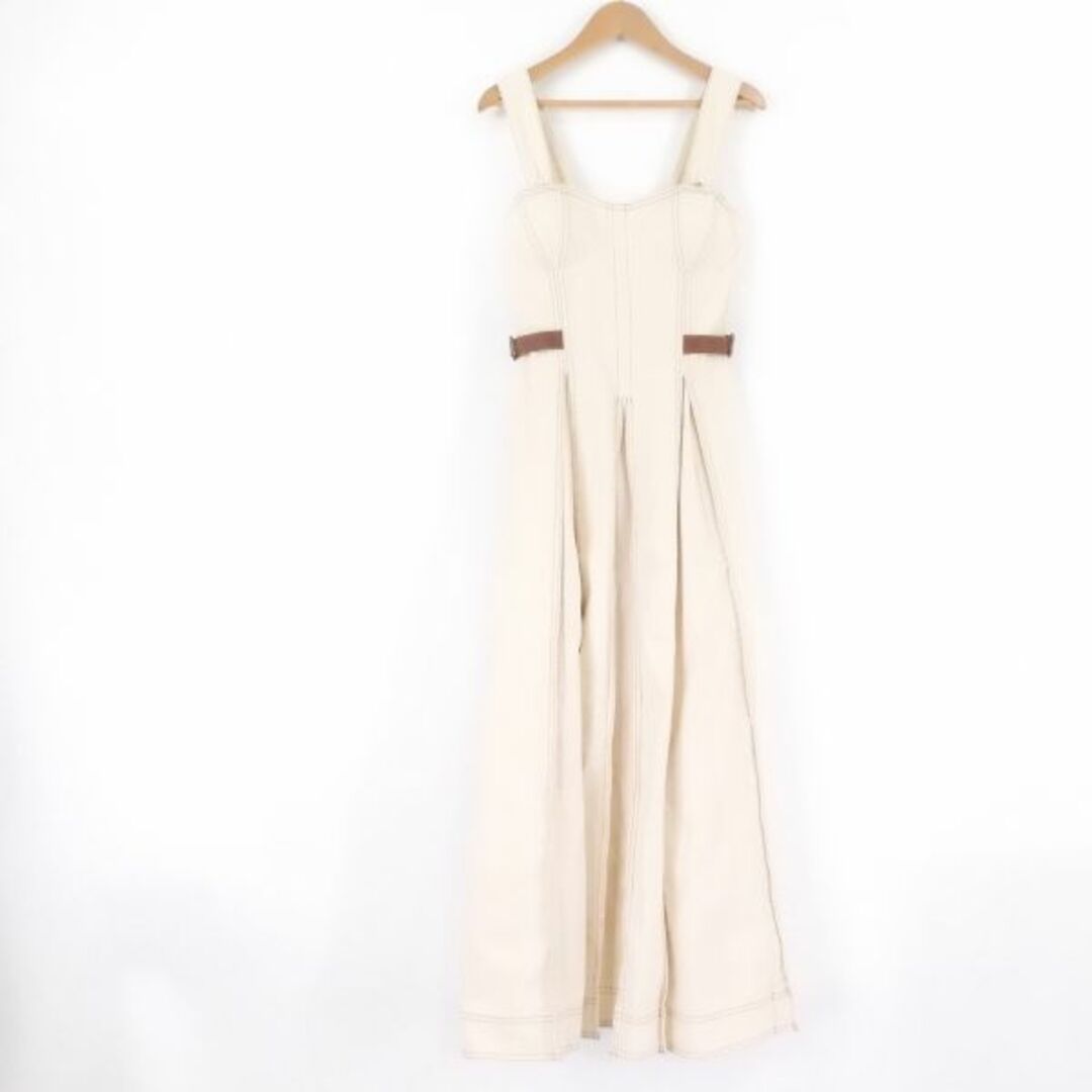 アクレント　ACLENT Waist belt pleats onepiece