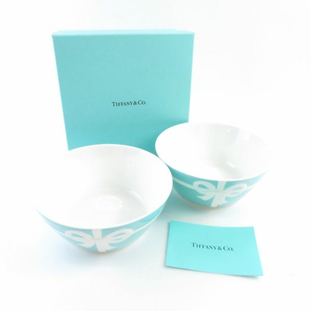 【新品未使用】TIFFANY\u0026Co  ティファニー  ボウル ペア リボン 2個