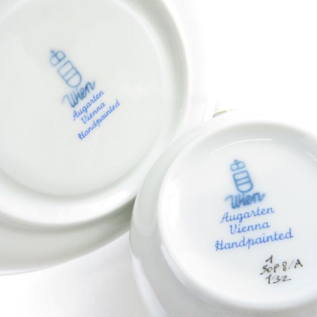 美品 AUGARTEN アウガルテン マリアテレジア カップ&ソーサー 2 美品 AUGARTEN アウガルテン マリアテレジア カップ&ソーサー 2