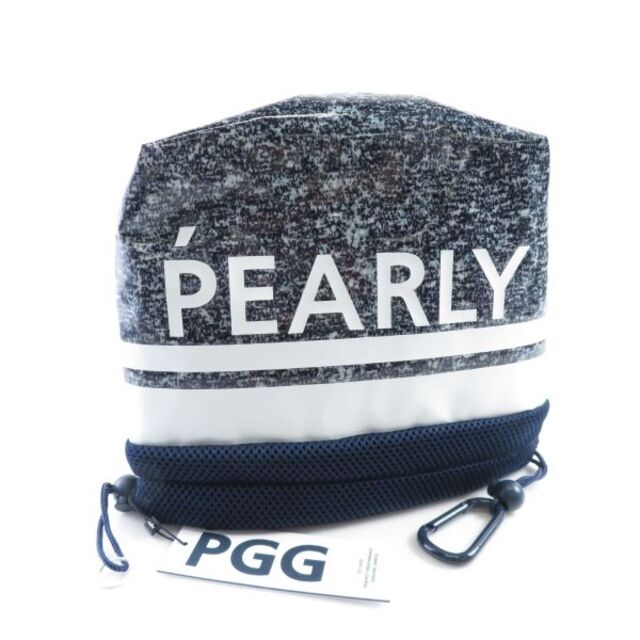 未使用 PEARLY GATES パーリーゲイツ 268-0984305 アイアン用ヘッドカバー ネイビー PGG ゴルフ スポーツ用品 HU369C