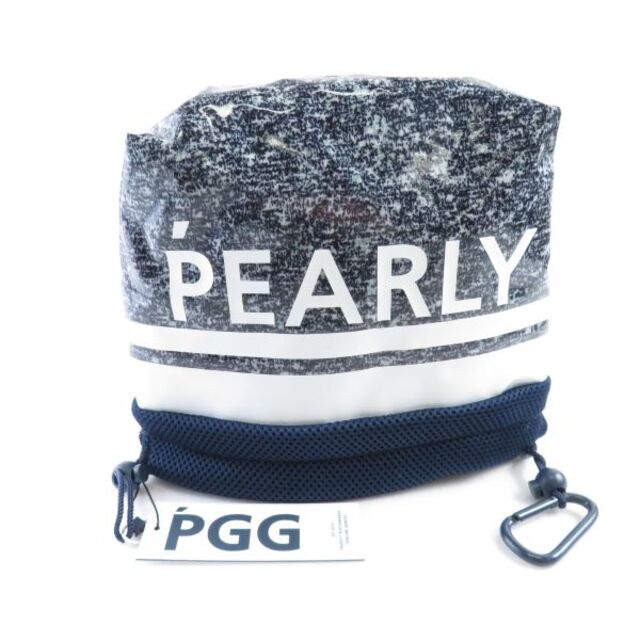 未使用 PEARLY GATES パーリーゲイツ 268-0984305 アイアン用ヘッドカバー ネイビー PGG ゴルフ スポーツ用品 HU376C