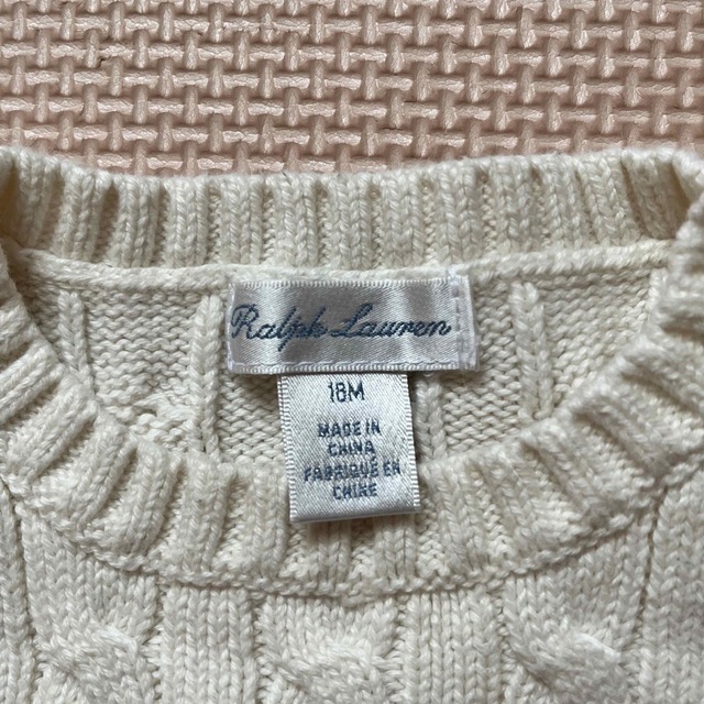 Ralph Lauren(ラルフローレン)の☆美品 ラルフローレン ニット/セーター 18M☆ キッズ/ベビー/マタニティのベビー服(~85cm)(ニット/セーター)の商品写真