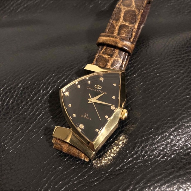 超美品　オリエントスター WZ0051NW ベンチュラ型 手巻き 腕時計