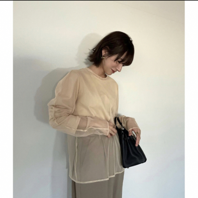 CLANE(クラネ)のclane MESH LAYERED COMPACT TOPS レディースのトップス(カットソー(長袖/七分))の商品写真