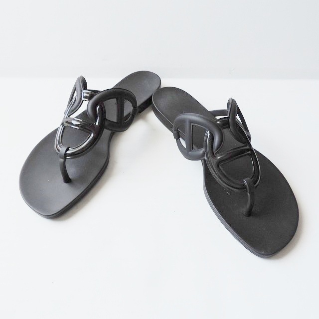 エルメス ビーチサンダル 38 レディース 黒 | labiela.com