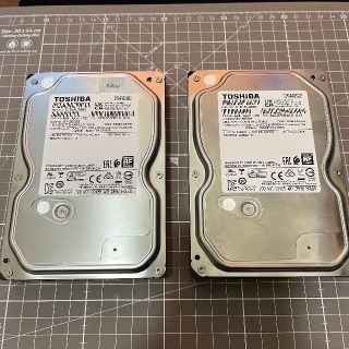 トウシバ(東芝)の東芝 3.5インチ 500GB SATA HDD ×2本セット(PCパーツ)