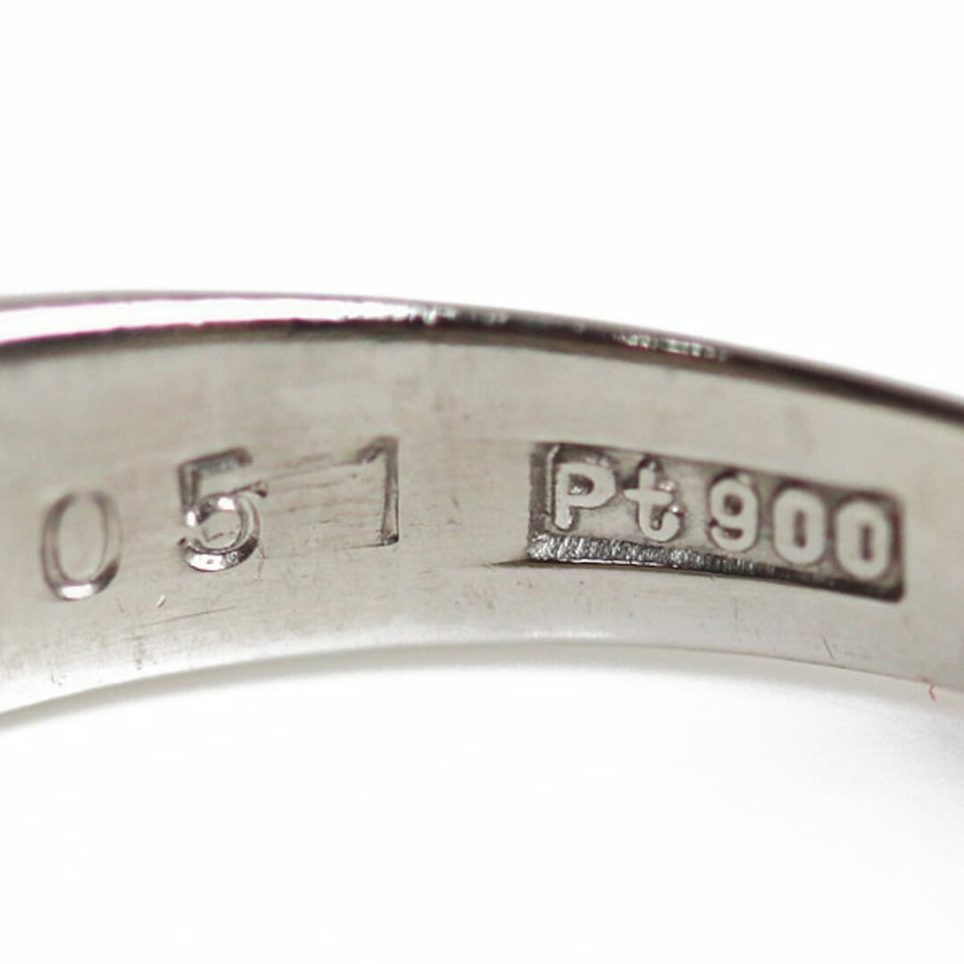 Pt900プラチナ リング・指輪 ダイヤモンド0.51ct 11号 4.5g MR5581 レディース